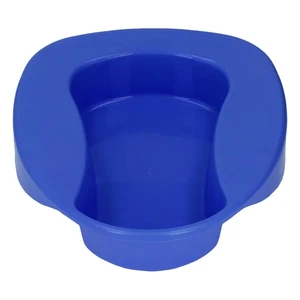 Dark Blue Large Bed Pan Nursing Thicken 10 Degree Slope Bedridden Bedpan For - Picture 1 of 22