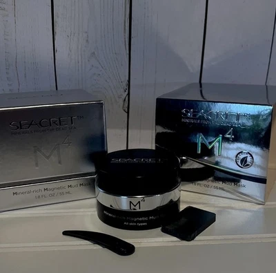 Máscara de barro magnética rica en minerales Seacret M4 con aplicador e imán 1,8 oz Foto 1 de 4