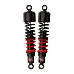 BURLY STILETTO Shocks for Harley Davidson Dyna 91-17 340mm Black - Image 1 of 1