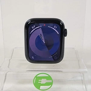 Apple Watch SE 2e génération 44 mm minuit aluminium MXG23LL/A débloqué visage seul - Photo 1 sur 12