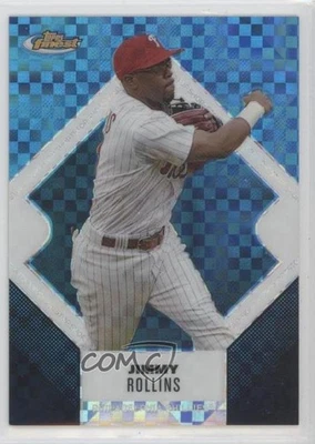 2006 Topps Finest Blue X-Fractor /150 Jimmy Rollins #80 - Image 1 of 2