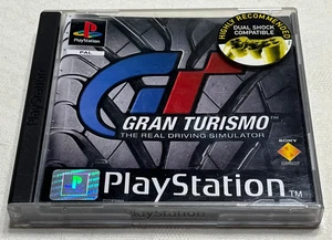 GRAN TURISMO : Sony Playstation PS1 Game - Black Label Edition + Manual - In Vgc - Picture 1 of 8