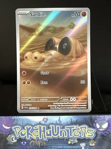 Pokemon Card Sandile 216/198 Scarlet And Violet Base Illustration Rare NM - Picture 1 of 2