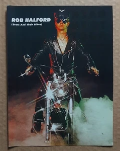 ROB HALFORD - UK magazine poster + 2 page article 1982 JUDAS PRIEST - Bild 1 von 2