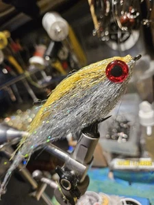 pike Predator Fly - Small Baitfish Series 5/0 By Mcfluffchucker - Picture 1 of 23