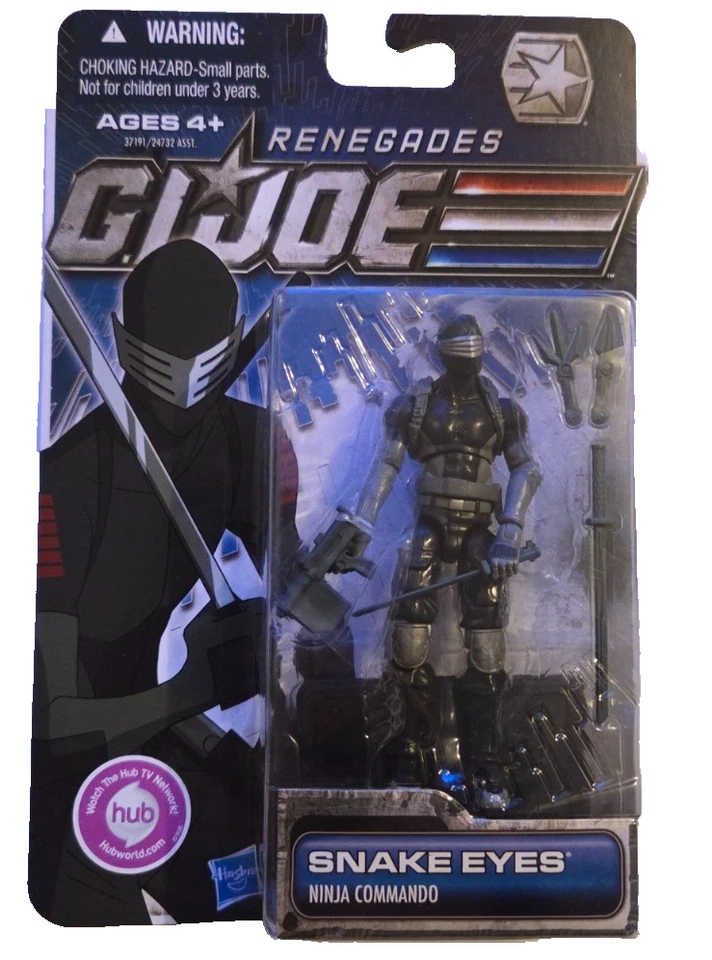 G.I. Joe Renegades - Snake Eyes Action Figure 3.75" - 30th Anniversary - Image 1 of 2
