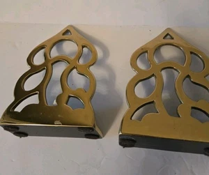 Fermalibri vintage Monticello ottone massiccio 1983 Virginia Metal Crafters 8-21  - Foto 1 di 4