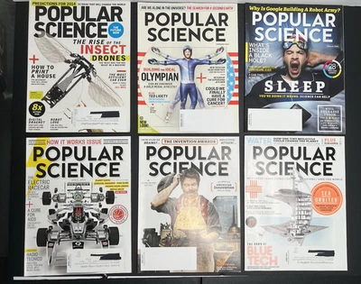 Popular Science Magazines 2014 Lot of 11 - Great Condition -See Description - Image 1 of 4