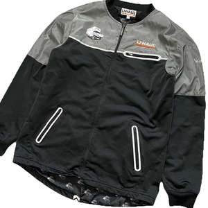 UHaul Employee Jacke Herren Medium schwarz/grau Windbreaker Full Zip reflektierend - Bild 1 von 9