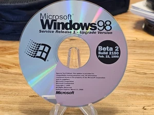 ULTRA RARE: Microsoft Windows 98 Second Edition Beta 2 Upgrade Build 2150! - Picture 1 of 1