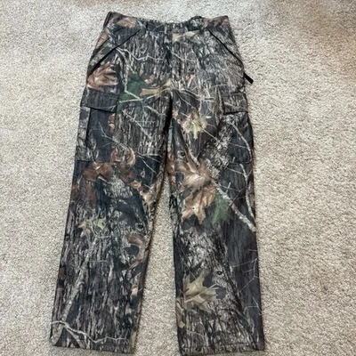 Calça Cabelas Mossy Oak Break Up Cargo Camuflagem Masculina 36 Forrada de Caça - Imagem 1 de 4