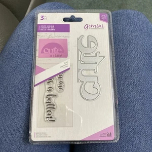 Zwillinge von Crafter's Companion * Stempel & Stanzenset * 3 Stück * süß - Bild 1 von 1