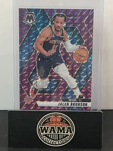 Mosaico Panini 2024-25 Jalen Brunson púrpura mosaico Prizm/99 New York Knicks - Imagen 1 de 2