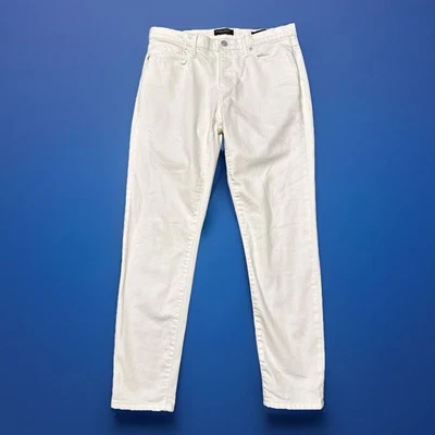Pantalones de mezclilla blancos ajustados de tiro alto Banana Republic para mujer talla 29 31x27 Foto 1 de 4