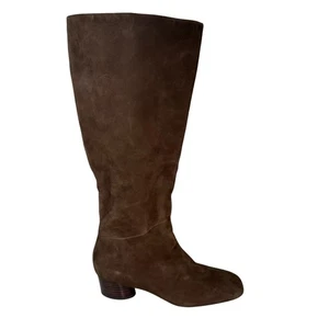 Vince. Botas de gamuza Ramona PANTORRILLA ANCHA punta cuadrada tacón medio para mujer 38/7,5 piña - Imagen 1 de 9