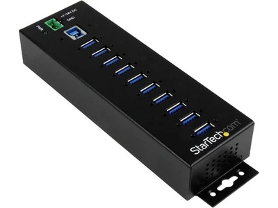 StarTech.com HB30A10AME 10-Port Industrial USB 3.0 Hub with External Power - Image 1 of 3