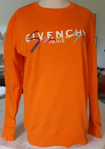 ++++ Givenchy  Herren Sweat  mit Logo  gebraucht,  guter Zustand ++++ S   orange - Bild 1 von 4