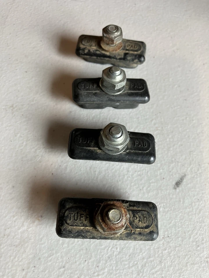 Juego de 4 pastillas de freno vintage Skyway Old School BMX Tuff - para Haro GT Mongoose Foto 1 de 3