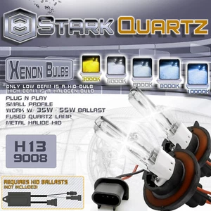 Stark 35W / 55W HID Xenon Replacement Bulbs for Kit Dual Hi Lo Bulbs - H13 9008 - Picture 1 of 13
