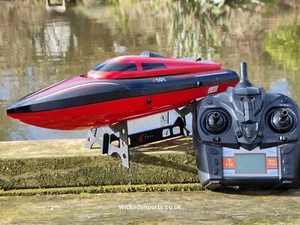 RC Jet Remote Control High Speed Racing Ship Boat 2.4GHz 35Km/h+ SKYTECH H101 UK - Picture 1 of 24