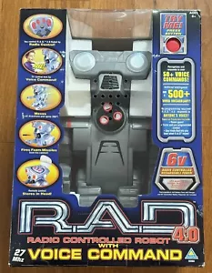 Spielzeugroboter, R.A.D. Roboter 4.0, versiegelt im Karton! 2001 Toymax - Bild 1 von 6