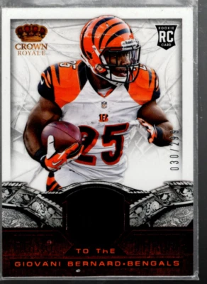 B2007- 2013 Crown Royale Heirs Materials Retail #12 Giovani Bernard Jersey /299 - Image 1 of 2