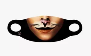 Cat Face Mask - Reusable Face Cover - Foam - One Size - Picture 1 of 1