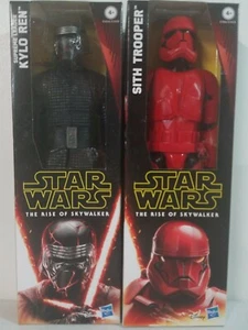 ( 2 ) STAR WARS 12 INCH SITH TROOPER & KYLO REN -RISE OF SKYWALKER DISNEY HASBRO - Picture 1 of 6