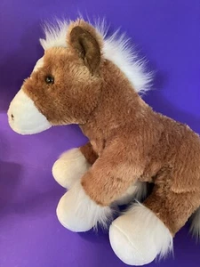 build a bear Clydesdale Horse 13 x 12 plush stuffed animal grt cond  - Picture 1 of 8