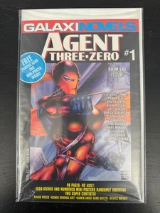 GALAXINOVELS AGENTE TRES CERO #1 SELLADO/EMOLSADO CON TARJETA COLECCIONABLE ¡CASI NUEVO! 1993 - Imagen 1 de 3