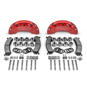 2007-20 GM Truck SSBC Brawler Eight Piston Front Caliper Kit (red, w/rotors) - Picture 1 of 5