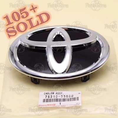 75310-33030 Nuevo GENUINO OEM Toyota CAMRY Radiador Delantero Rejilla Emblema Símbolo T Foto 1 de 4