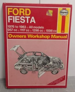 Ford Fiesta 1976-1983 Haynes manual. Todos los modelos 957cc, 1117cc, 1298cc, 1598cc. - Imagen 1 de 5