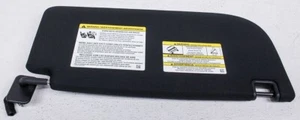 OEM Ford F150 Left Driver Side Black Sun Visor JL3B-1504101-VD3ZHE - Picture 1 of 5