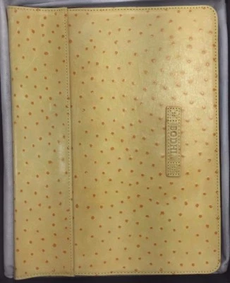 Bodhi iPad 2 Tab Easel Ostrich B2809970TQG Briefcase,Tequila Gold - Image 1 of 4