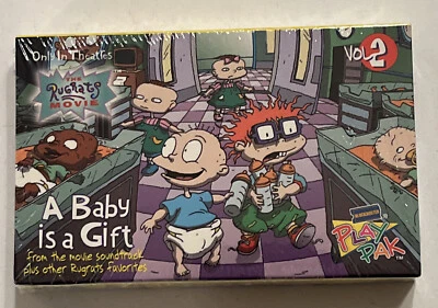 Rugrats Movie “Baby Is A Gift” Vol 2 Cassette Blockbuster Nickelodeon Sealed - Image 1 of 4