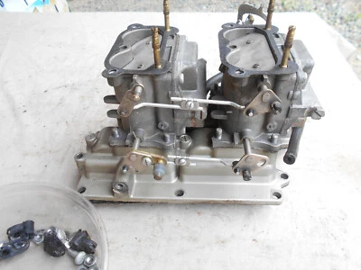Evinrude Johnson OMC V4 Outboard 85 -140 Hp Carburetor Carb Intake Manifold 1969 - Image 1 of 4