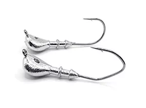 Arky Arkie Weedless Bass Fishing Jig UnPainted Victory V Loc or Mustad Hook New - Picture 1 of 5