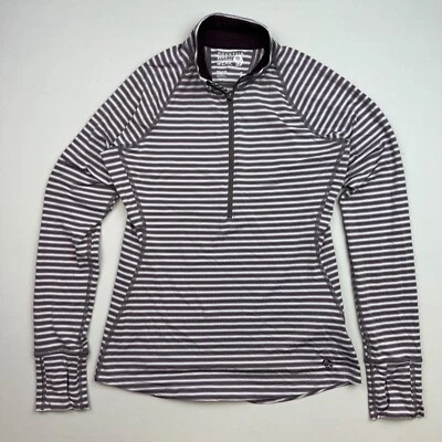 Camisa Mountain Hardwear Butterlicious 1/2 Cremallera Para Mujer S Rayas Púrpura L/S Mecha Foto 1 de 4