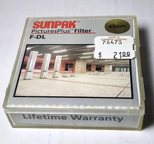 Genuine 49mm FL-D Glass Lens Filter 49 mm Fluorescent FLD FL-Day Sunpak - Picture 1 of 2