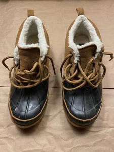 Khombu wasserdichte Damen-Winterstiefel mit Fellfutter und niedrigem Bund Größe 8M - Bild 1 von 5