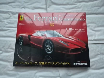 1/10 Scala DEAGOSTINI Costruire Il The Enzo Ferrari Gran Turismo Auto Numero 63 - Immagine 1 di 3