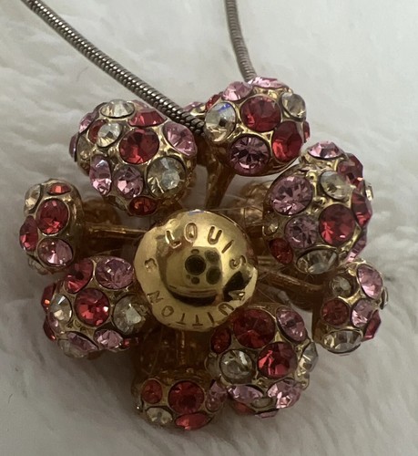 LOUIS VUITTON（LV） Louis Vuitton Pandantef Set 3 pz Anello Collana & Orecchini Oro Rosa Rosso.