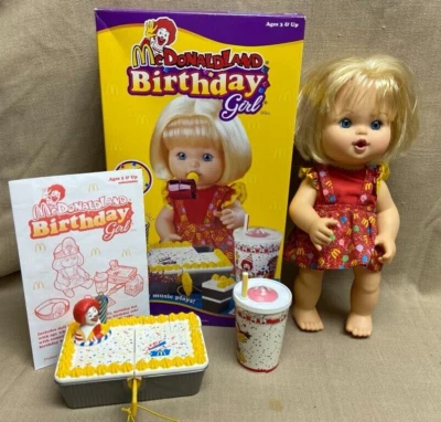 Muñeca McDonaldland McDonald's Cumpleaños Niña Usada Foto 1 de 4