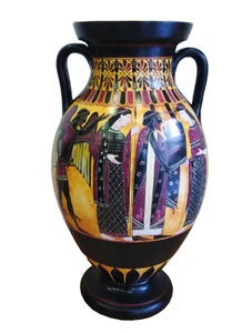 Aphrodite Apollo and Hermes - Ancient Greek Amphora - Museum Replica - Picture 1 of 2