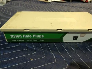 Nylon Hole Plugs Black and Natural 5/8 thru 1" Holes Kit - Picture 1 of 2