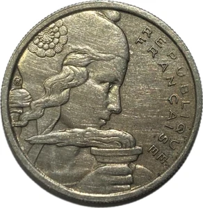 Quatrième République (1947-1959) 100 Francs" variété chouette" 1958 - Picture 1 of 2