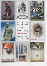 New Orleans Saints LOADED U-PICK Serial #d Jersey Auto Rookie THOMAS BREES ALVIN