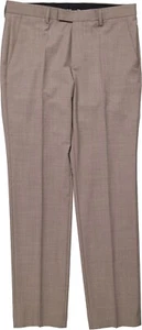 ¡NUEVO! Pantalón de traje hombre HUGO BOSS C-Leon talla 52 beige jaspeado - Imagen 1 de 6