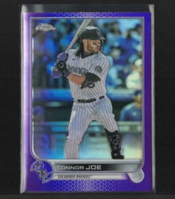 Connor Joe 2022 Topps Chrome Update #USC33 Purple Refractor Rockies - Image 1 of 2